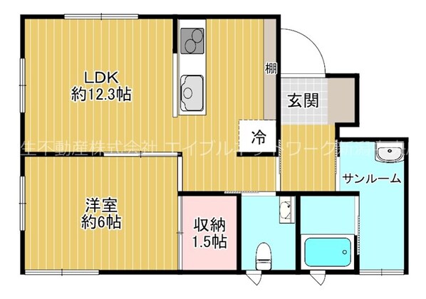 CASA南浜の物件間取画像